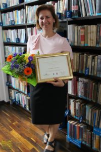 bibliotekarz roku 2019 - Monika Śliwka