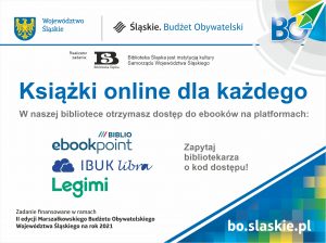 Plakat "Książki online dla każdego"