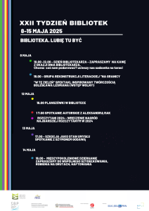 Plakat tygodnia bibliotek