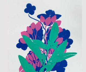 ilustracja na której widnieją kwiaty 