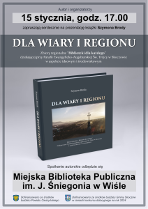 Plakat - książka "DLA WIARY I REGIONU"